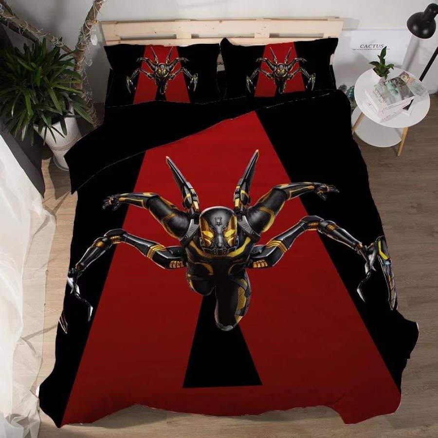 Ant-Man and the Wasp Antman #8 Duvet Cover Quilt Cover Pillowcase Bedding Set Bed Linen Home Decor