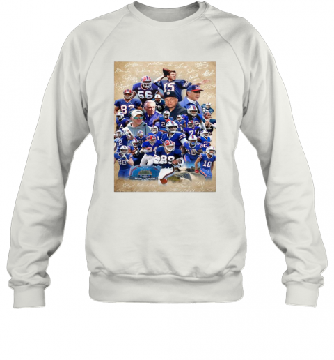 The Buffalo Bills Team Football Full Players 2021 Signatures Sweatshirt