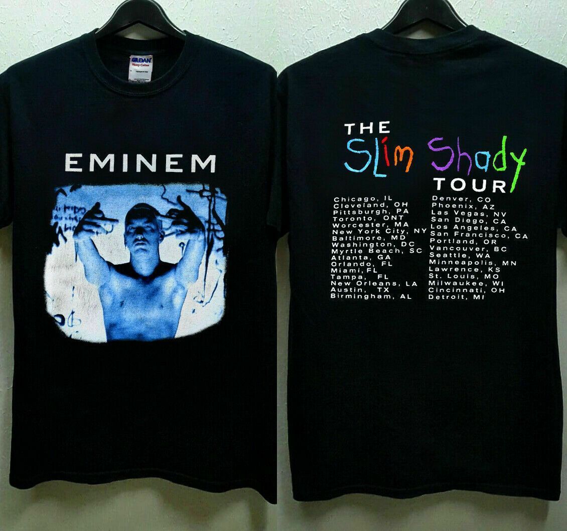 New Vtg Eminem Slim-shady Tour 1999 T-Shirt