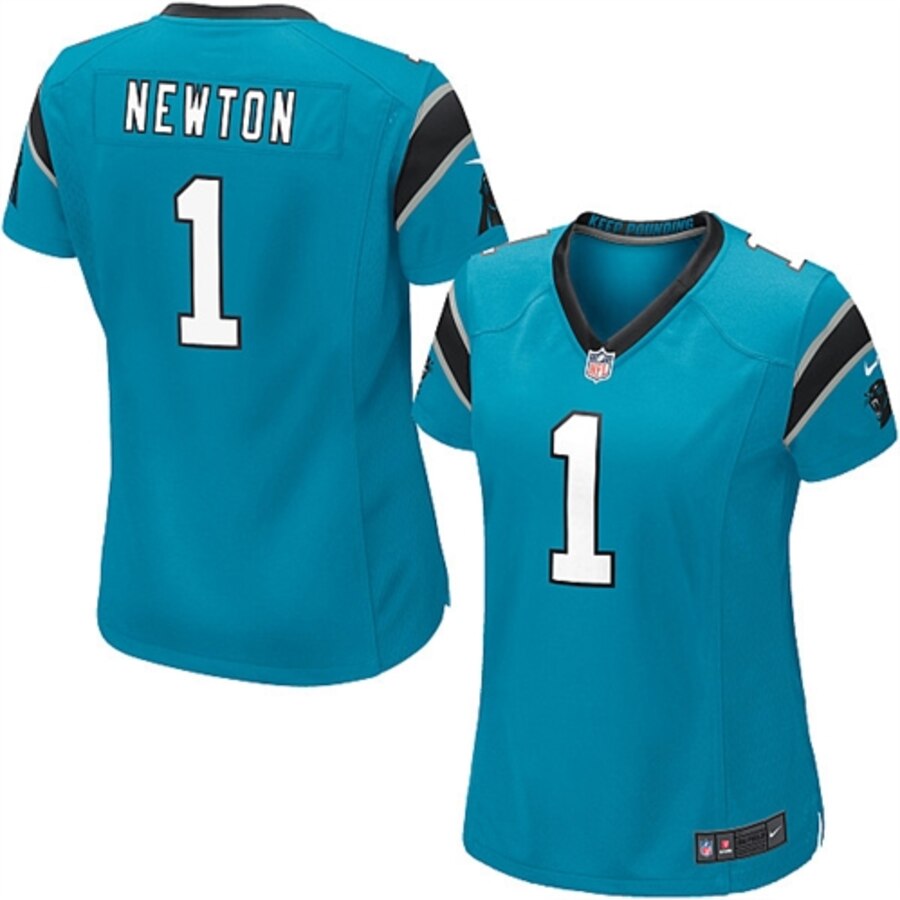 Cam Newton Carolina Panthers Nike Womens Game Jersey – Panther Blue