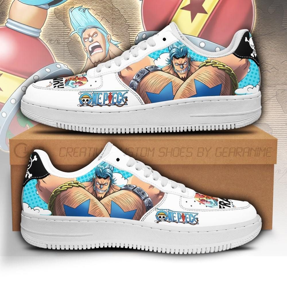 Franky One Piece Air Force Shoes Sneakers Custom Anime