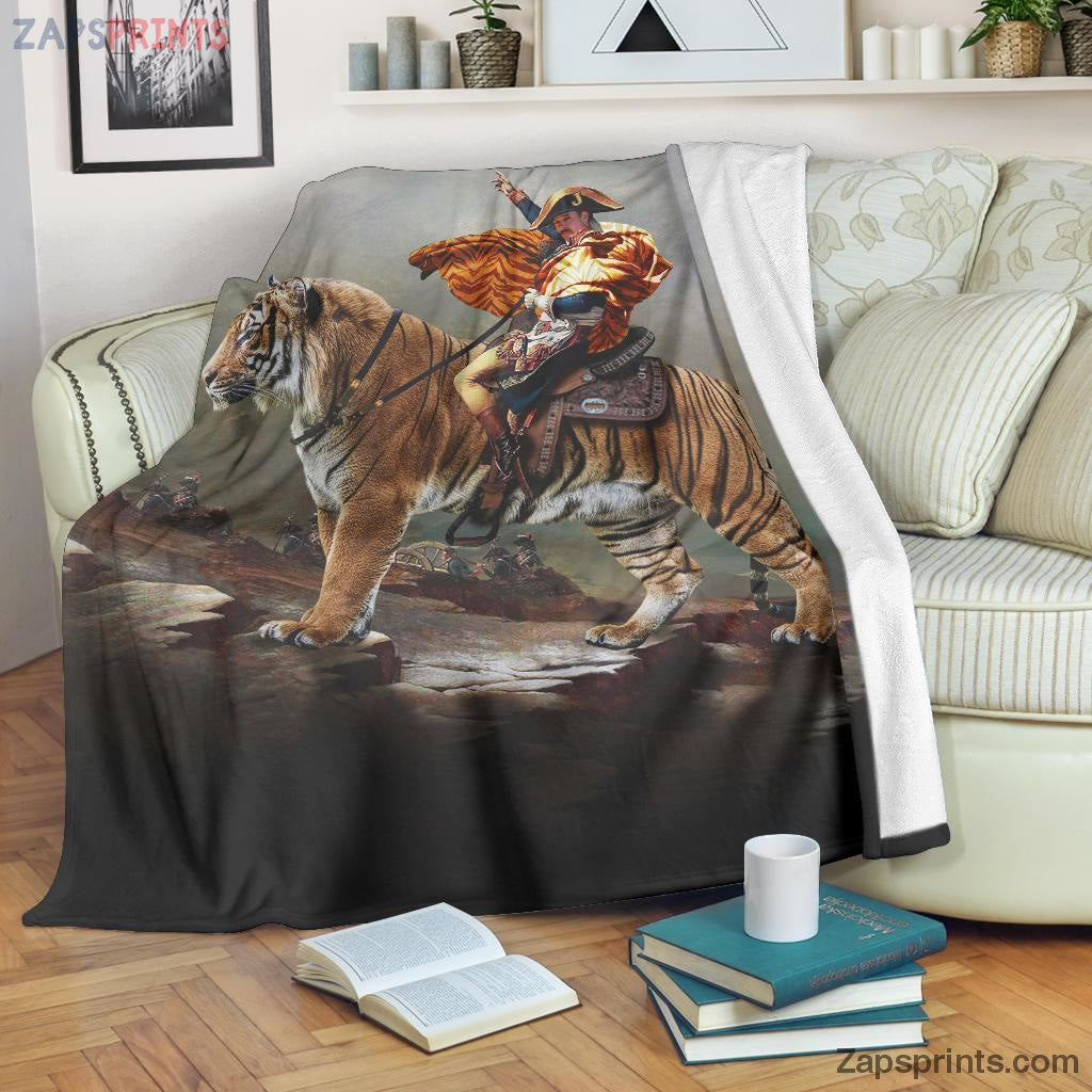 Joe Exotic Tiger Ride V1 Blanket