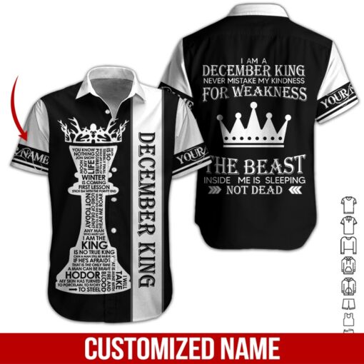December King Custom Hawaiian Shirt | For Men & Women | Hn1770