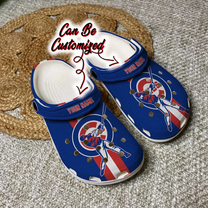 Custom Crocss – Chicago Cubs Baseball Player Clog Shoes