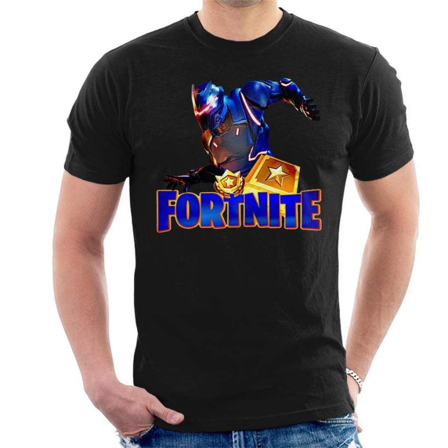 Fortnite Omega Blue Skin Men’s T-Shirt