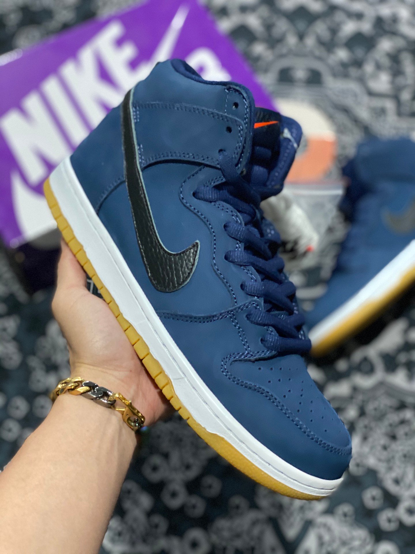 Nike SB Dunk High Pro ISO Midnight Navy 5339149