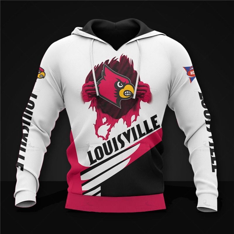 Louisville Cardinals Hoodies Long Sleeve Gift