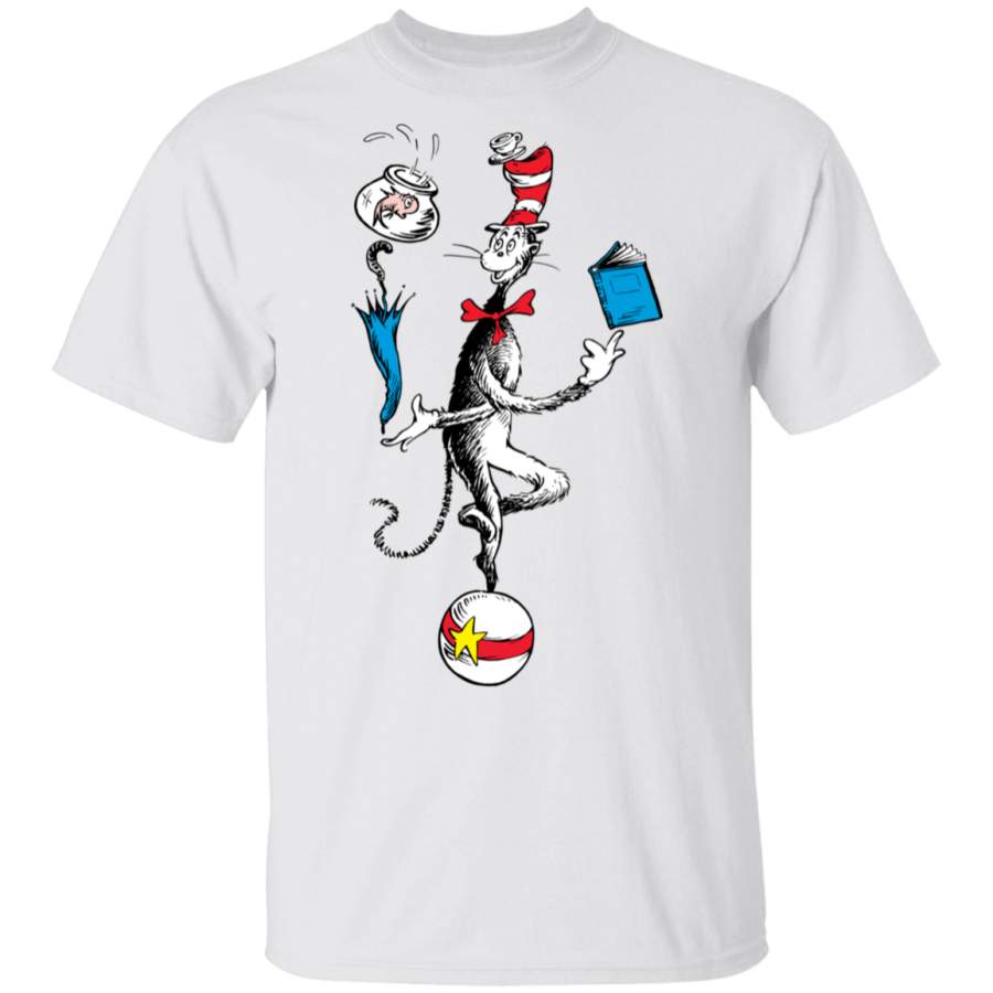 Dr Seuss The Cat in the Hat Balancing Act Tshirt