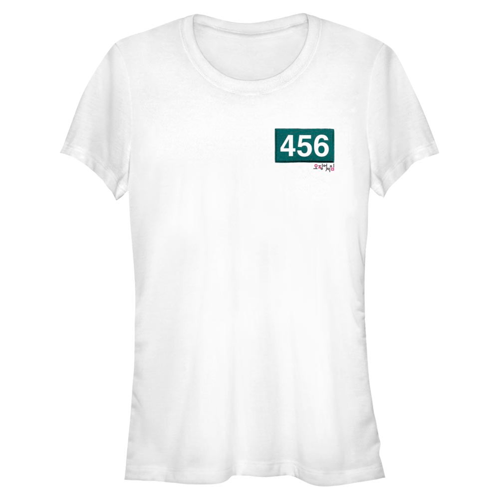 Squid Game Junior’S 456 Patch  T-Shirt