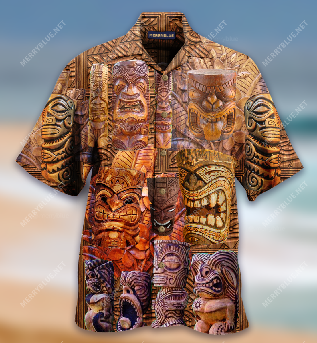 If Found Please Return To Hawaiian Tiki Sculpture Unisex Shirt Ha99316