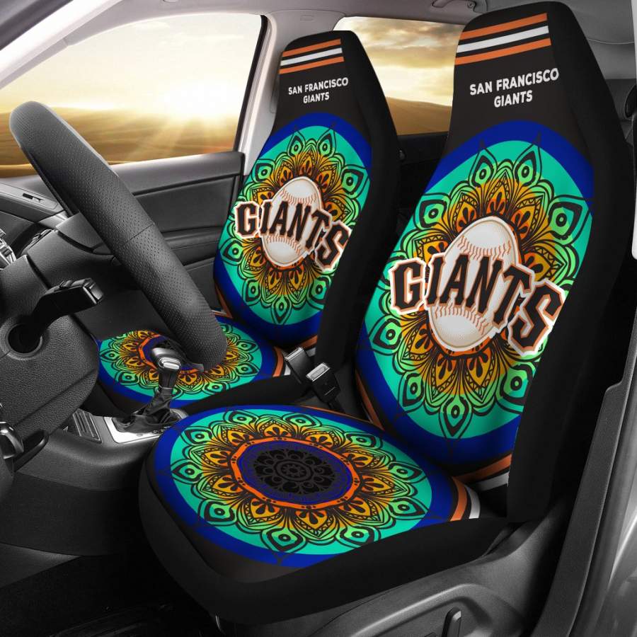 Unique Magical And Vibrant San Francisco Giants Car Seat Covers