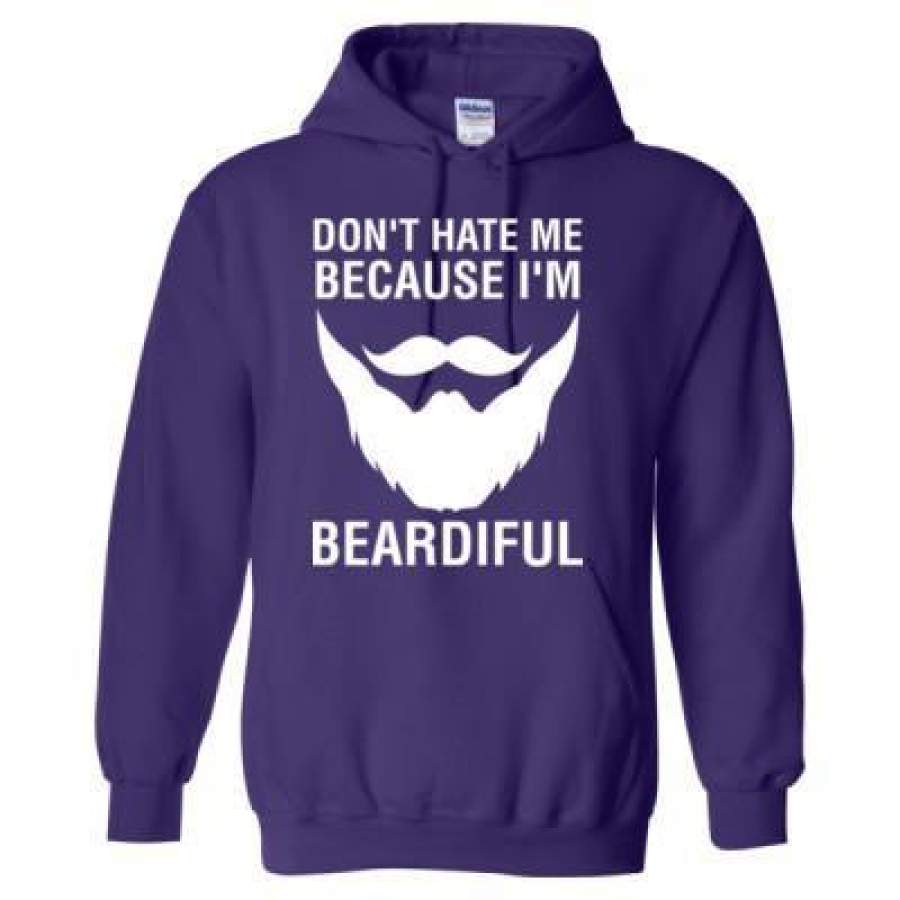 AGR Dont Hate Me Because I Am Beardiful – Heavy Blend™ Hooded Sweatshirt