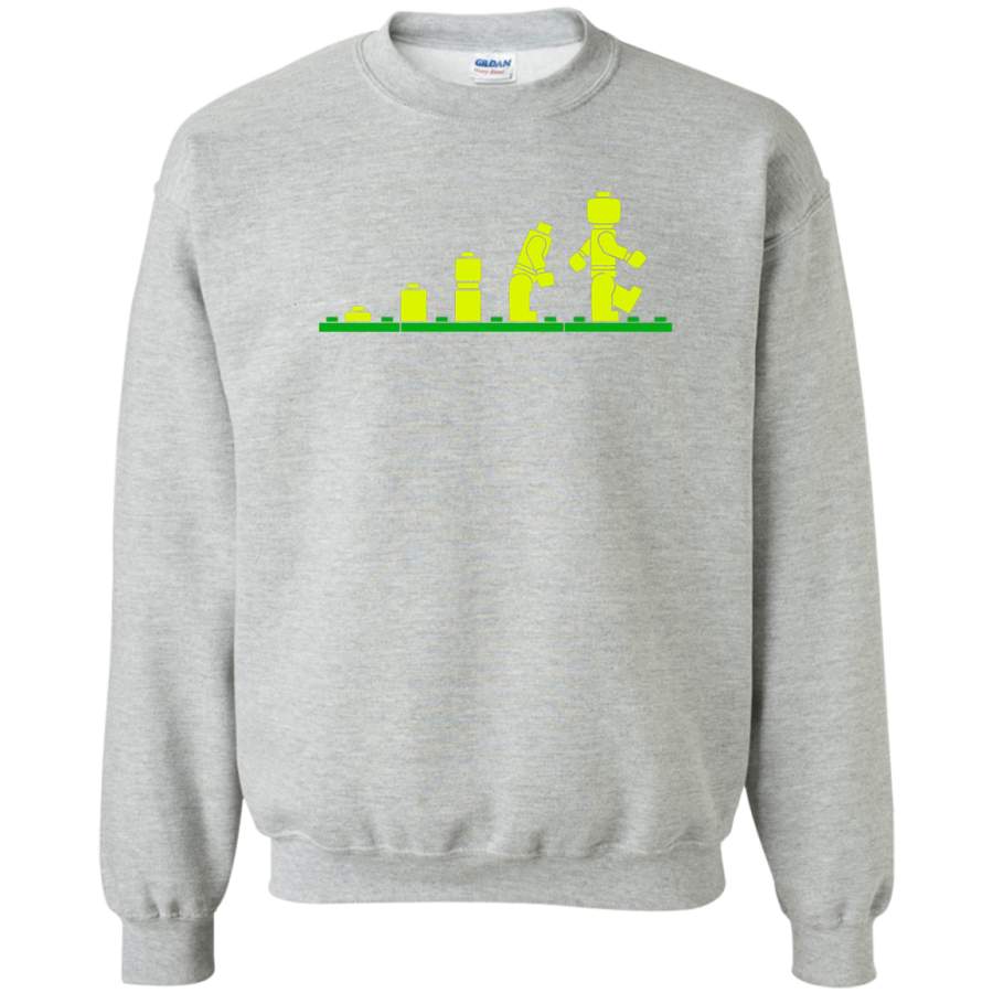 AGR Lego Evolution Picture Crewneck Pullover Sweatshirt