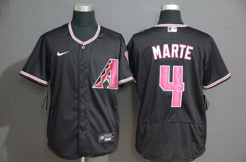 Arizona Diamondbacks Ketel Marte #4 2020 MLB Black Jersey