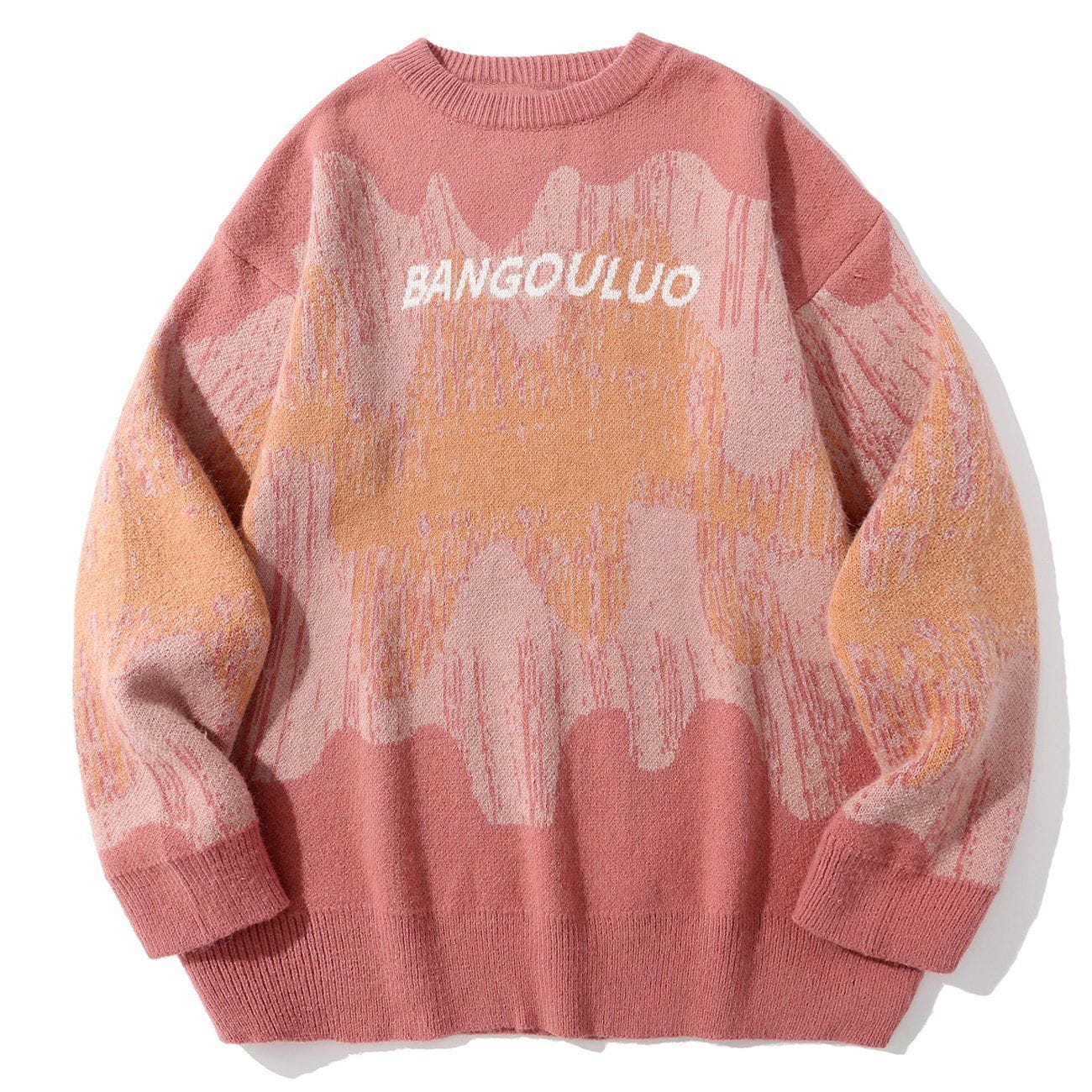 Talishko™ – Tie Dye Pattern Knit Sweater