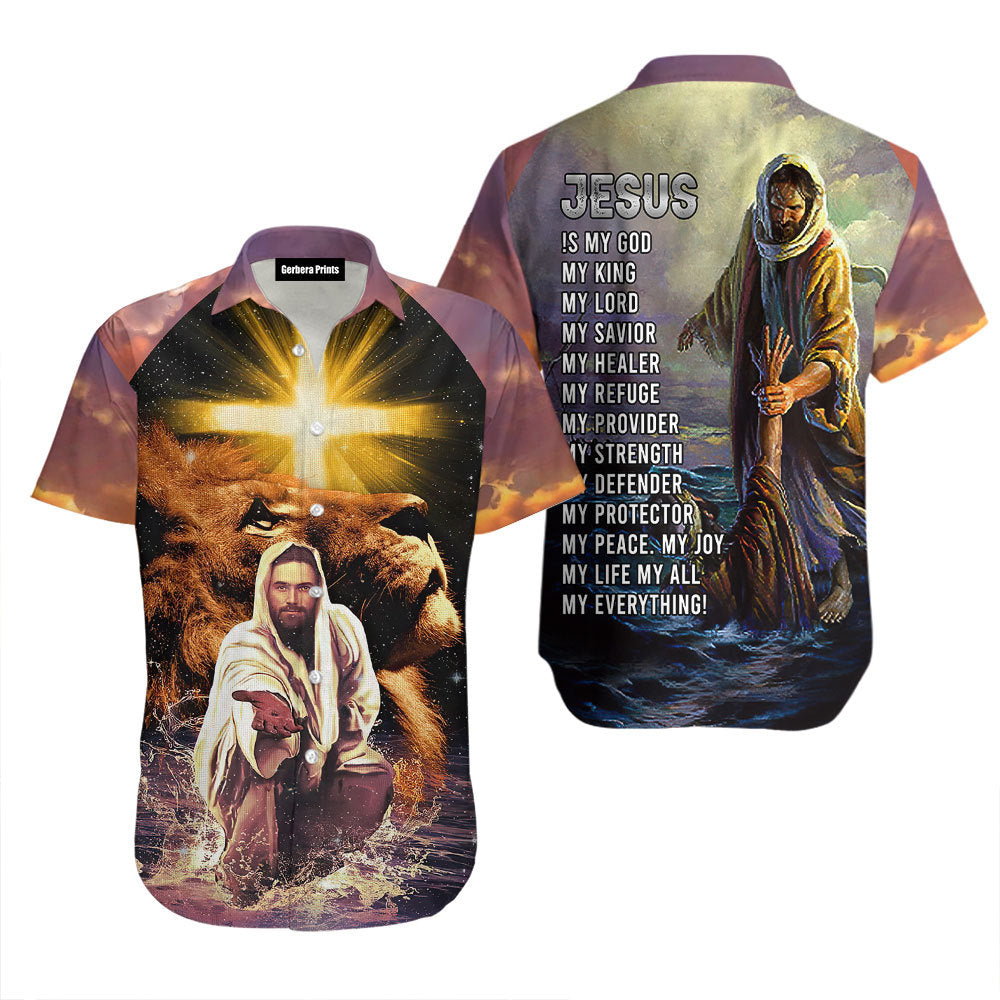 God Is Here When Your World Falling Apart Aloha Hawaii Shirts For Men Women Ha102221