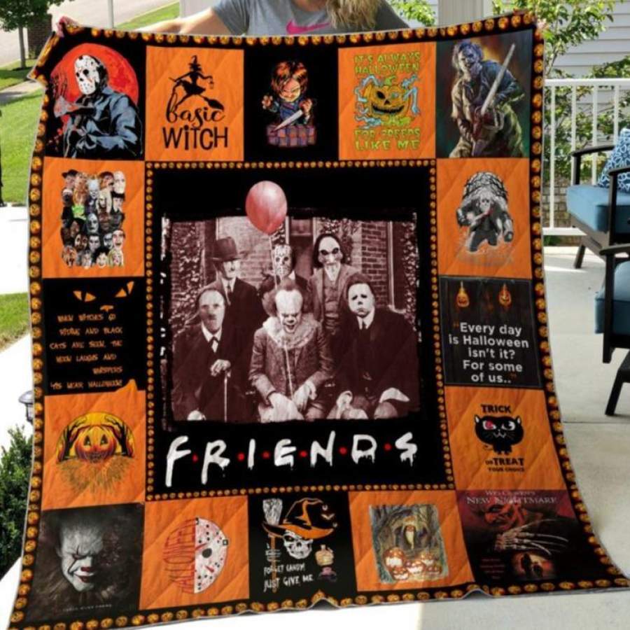 Horror Movie Characters Halloween Quilt Blanket#1