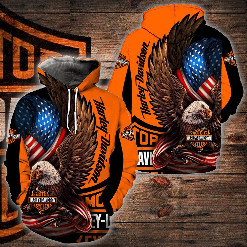 Character Harley Davidson Eagle Full All Over Print