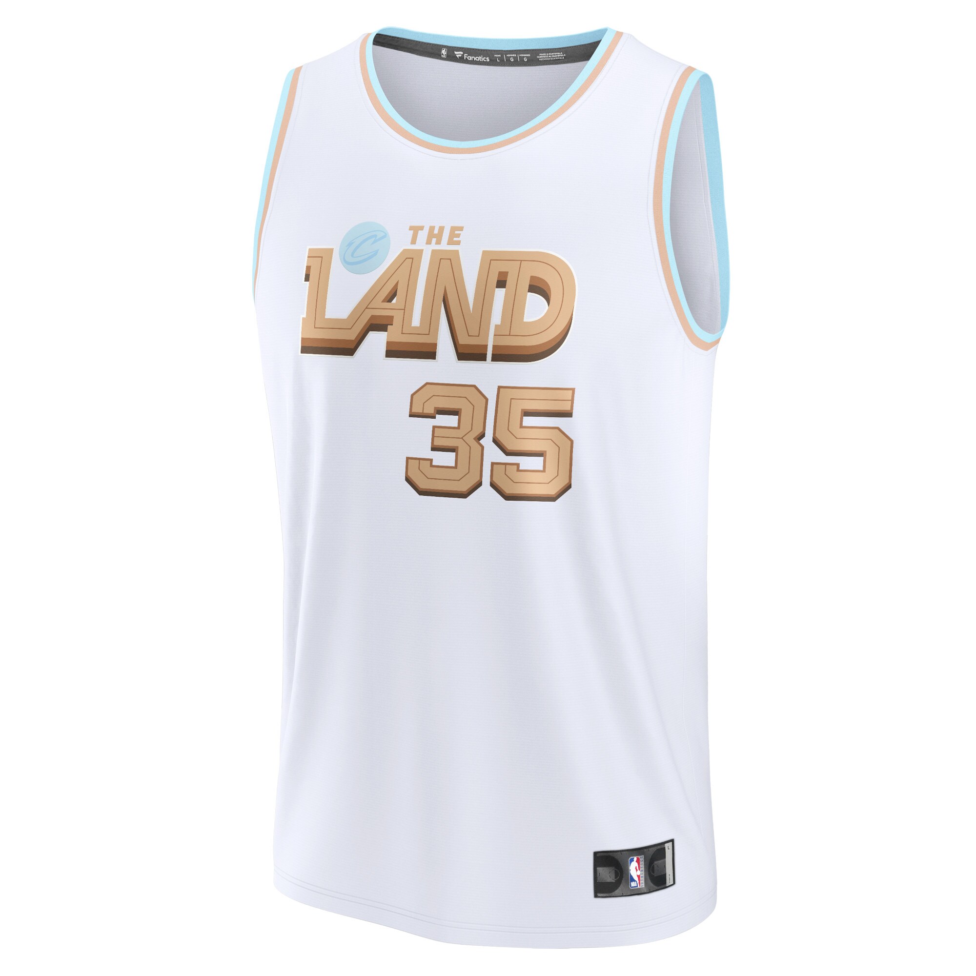 Isaac Okoro Cleveland Cavaliers Fastbreak Jersey – City Edition – White