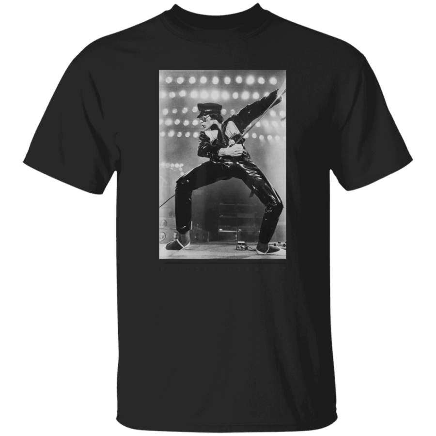 Freddie Mercury Official BW Lights Icon TShirt