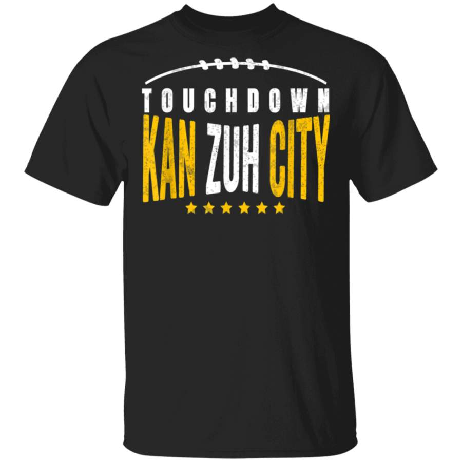 KC Kansas City Touchdown 2020 Red Kc TD TShirt