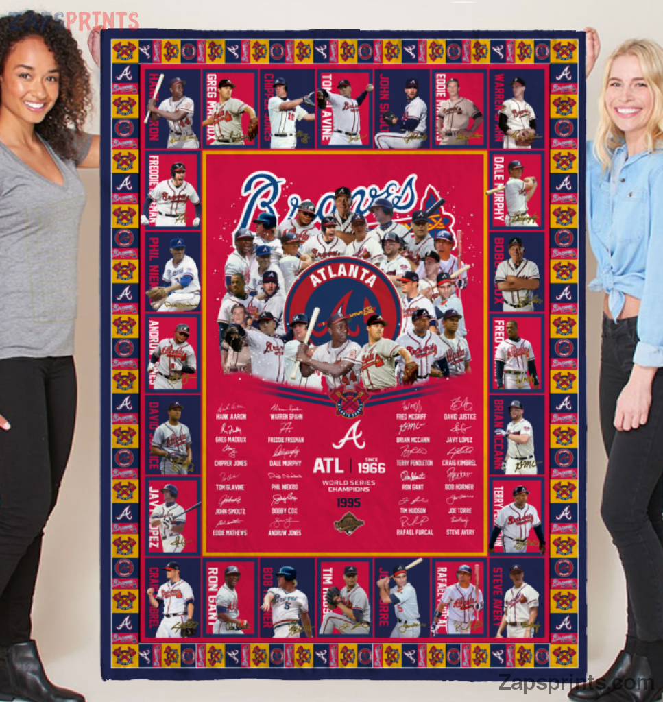 Braves Atlanta 1966 Blanket