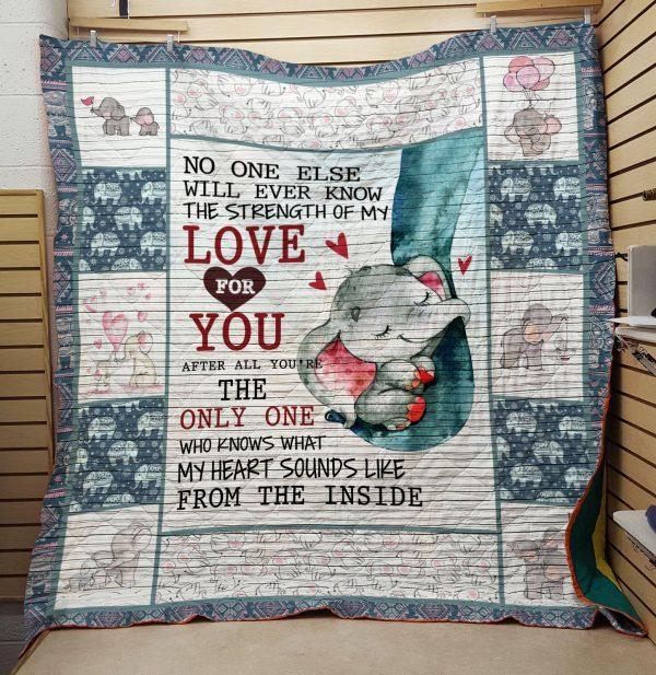 Love Of The Elephant Quilt Blanket – Quilt