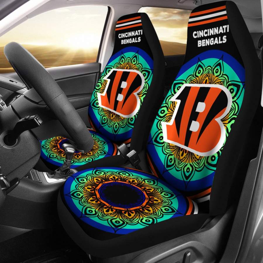 Magical And Vibrant Cincinnati Bengals Car Seat Covers