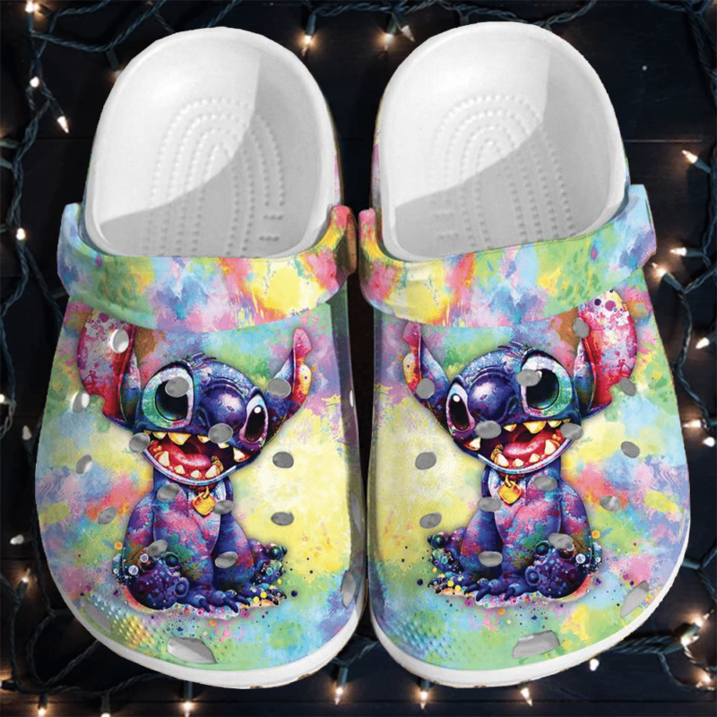 Lilo & Stitch Color Crocsss Crocband Clogss, Comfy Footwear, Shoes ...
