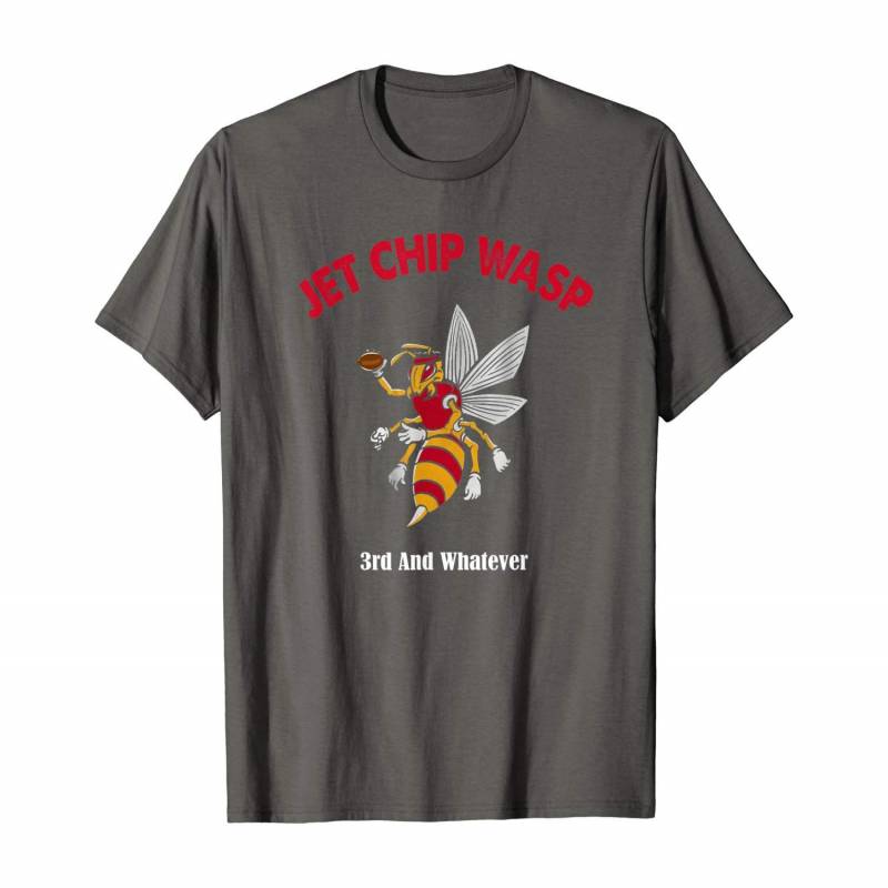 Jet Chip Wasp Shirt Funny Graphic Football Fans Kansas City T-shirt