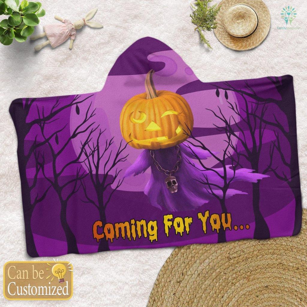 Pumpkin, Coming For You Halloween, Halloween Costumes, Pumpkin Trick Or Treat, Halloween Hooded Blanket