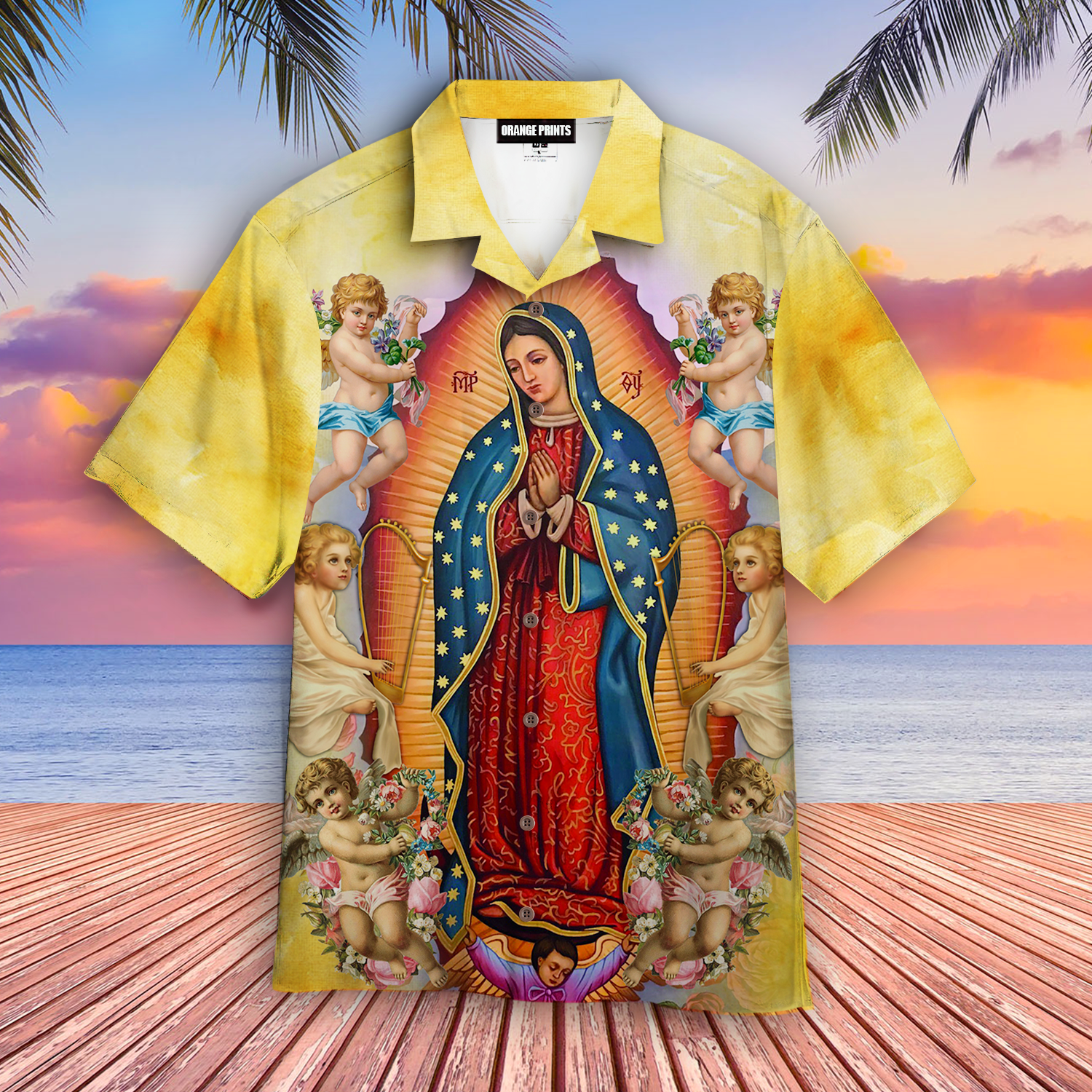 Virgin Guadalupe Hawaii Shirt For Men Women Ha7350