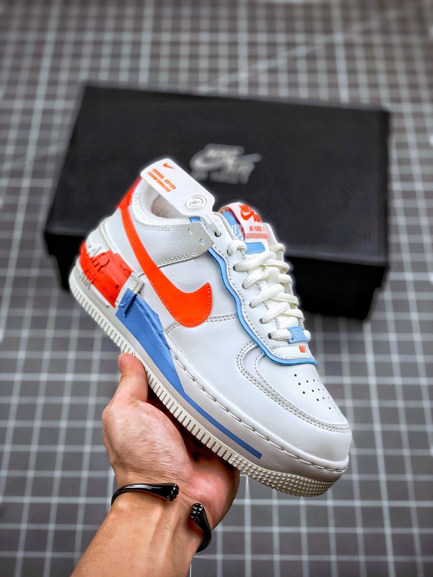 Nike Air Force 1 Shadow Team OrangeWhite CQ9503-100 5340013