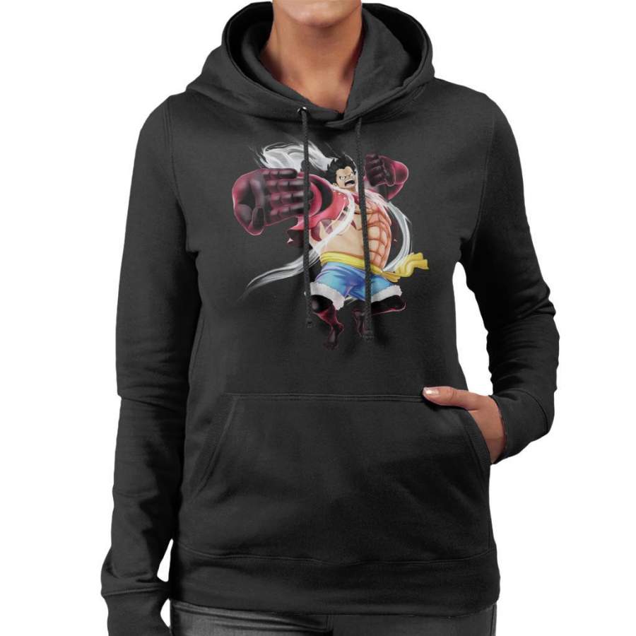 Monkey D Luffy Gear 4 One Piece Women’s Hooded Sweatshirt