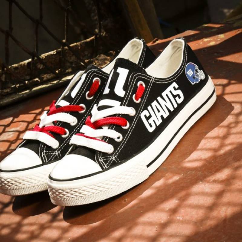 New York Giants Canvas Shoes, Giants Sneakers, Tennis Shoes T-D800H