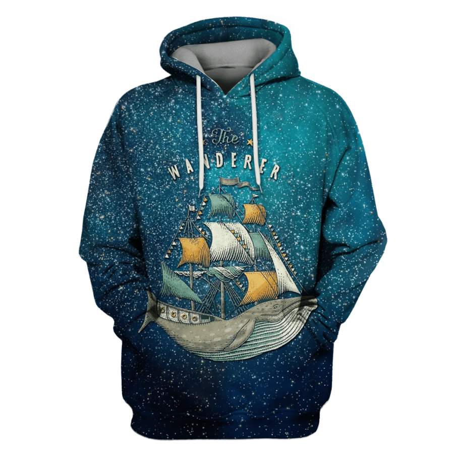 Whale Ship Tshirt – Zip Hoodies Apparel