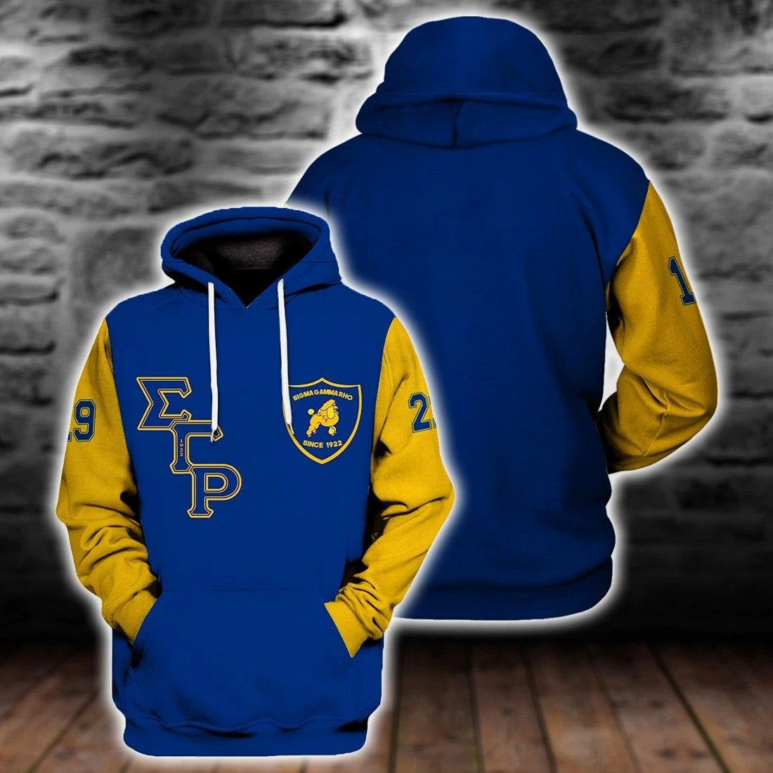 Sorority Hoodie – Sigma Gamma Rho Simple Poodle Hoodie