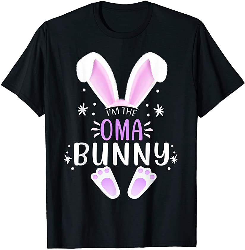 I’m The Oma Bunny Easter Day Bunny Family Matching Style T-Shirt