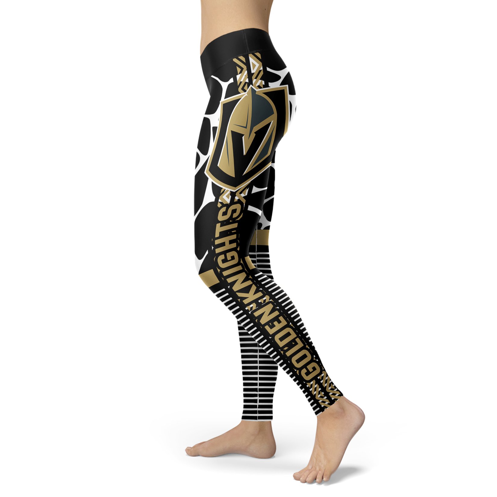 Awesome Light Attractive Vegas Golden Knights Leggings