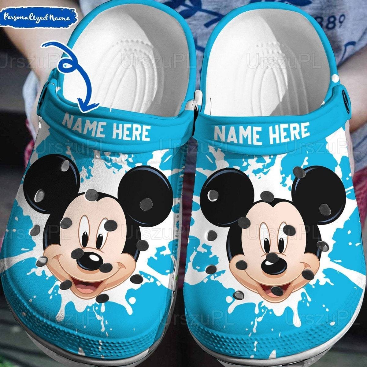 Adorable Mickey Mouse Face Unisex Clogs Cute Disney Summer Sandal