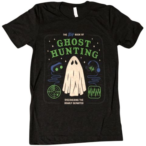 Adult S The Big Book Of Ghost Hunting Funny Halloween T-shirt Men’s