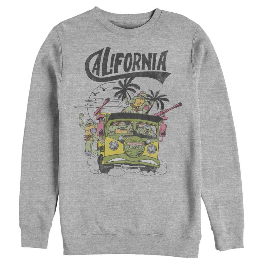 Teenage Mutant Ninja Turtles Men’s California Van  Sweatshirt