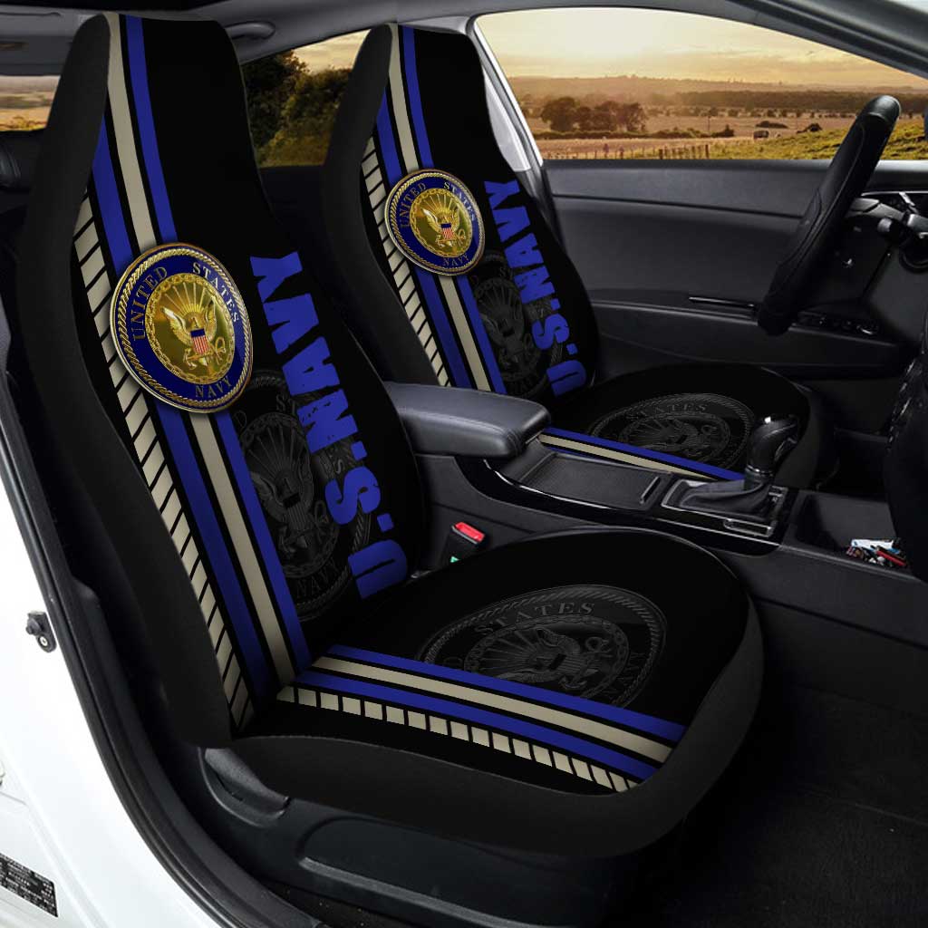 United States Navy Car Seat Covers Custom US Armed Forces