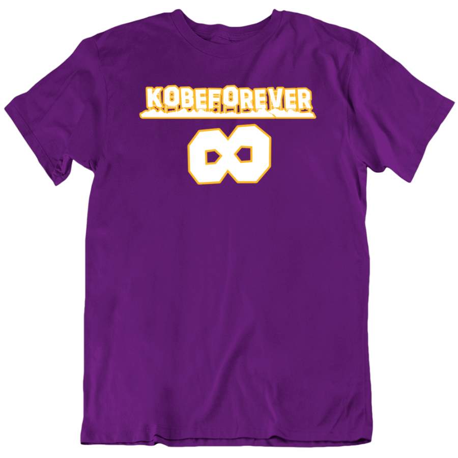 Kobe Bryant Forever Infinity 8 Legend Los Angeles Basketball Fan V2 T ...