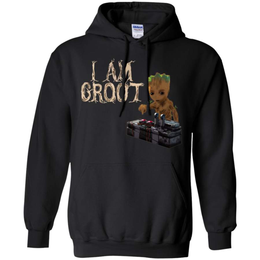 AGR I am groot guardians of the galaxy movie Hoodie