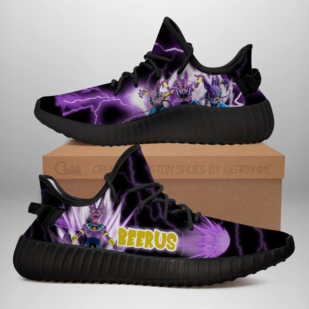 Beerus Sama Yeezy Shoes Dragon Ball Anime Sneakers Fan Tt04