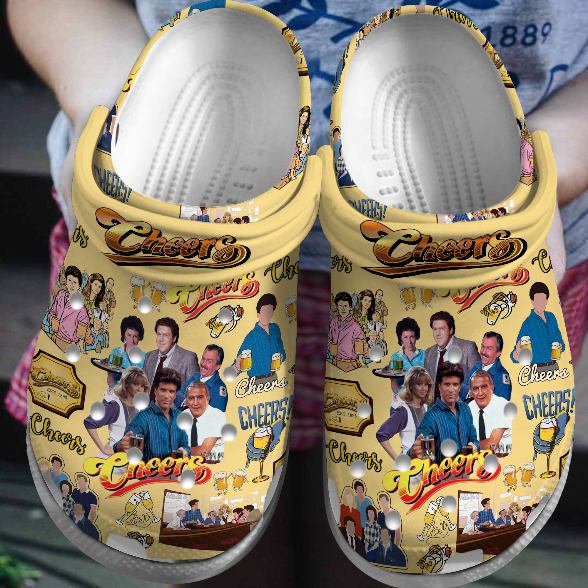 Cheers Tv Series Crocss Clogs For Men Women And Kid Bm1411-2021