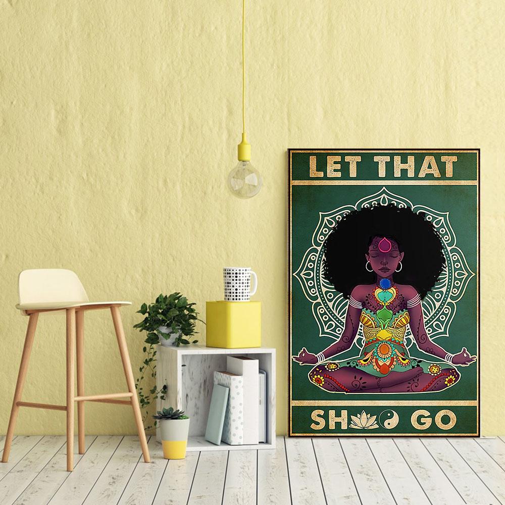 West Africa Best Canvas Prints Adorable Black Pride Poster Art Prints Black Girl Fashion Black King Beautiful Wall Canvas