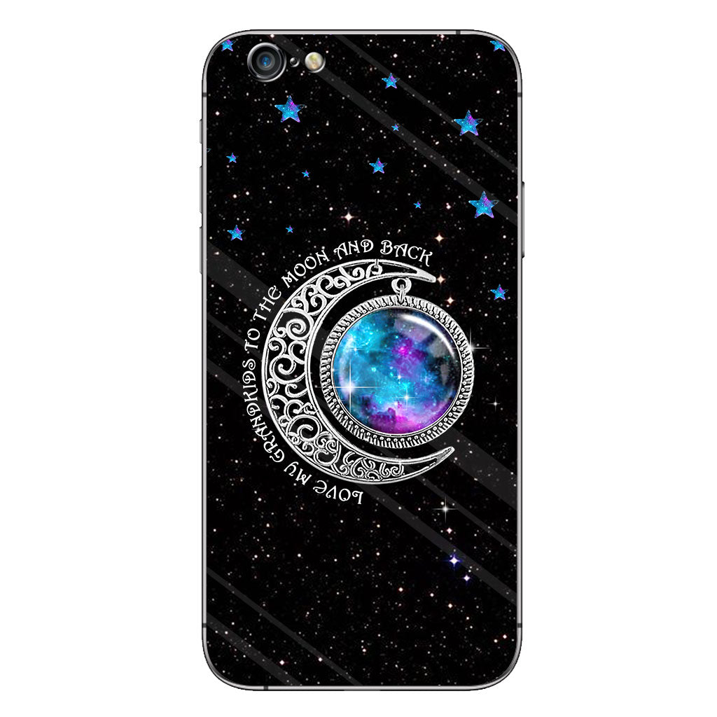 Love My Grandchildren To The Moon And Back – Grandma Personalized Phone Case