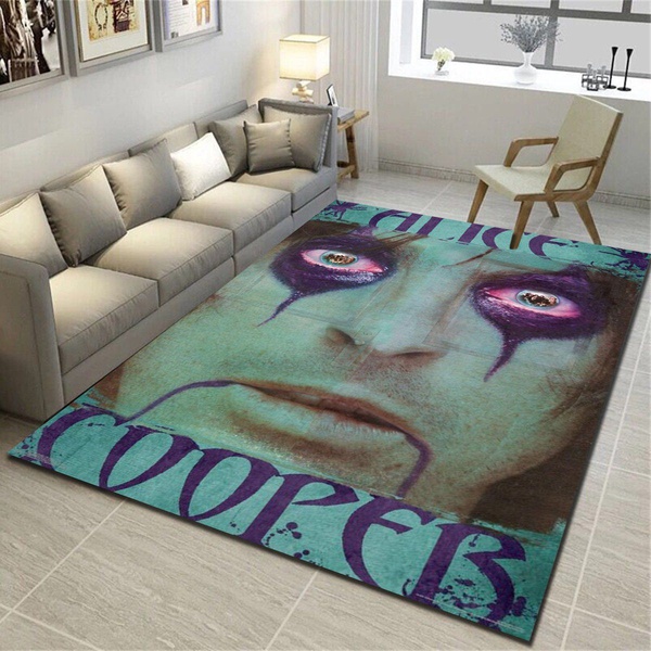 Alice Cooper The Inside Area Rug, Living Room Bedroom Carpet